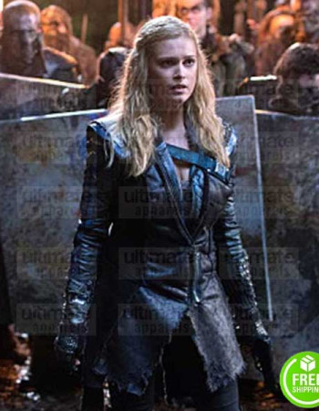 THE 100 ELIZA TAYLOR (CLARKE GRIFFIN) LEATHER COAT