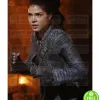THE 100 MARIE AVGEROPOULOS (OCTAVIA BLAKE) BLACK LEATHER JACKET THE 100 MARIE AVGEROPOULOS (OCTAVIA BLAKE) BLACK LEATHER JACKET
