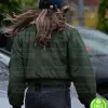 THE STRANGER HANNAH JOHN-KAMEN GREEN COTTON JACKET