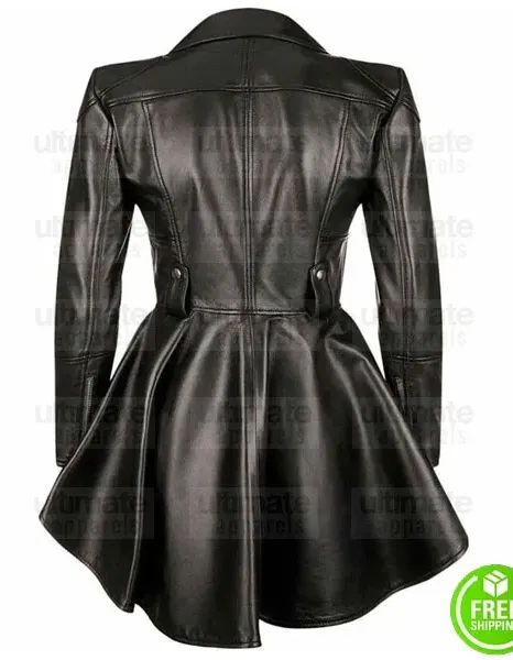 THE UMBRELLA ACADEMY EMMY RAVER-LAMPMAN BLACK FROCK JACKET