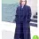 THE X-FILES GILLIAN ANDERSON (DANA SCULLY) BLUE WOOL COAT