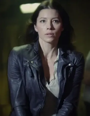 TOTAL RECALL MELINA (JESSICA BIEL) BLACK JACKET