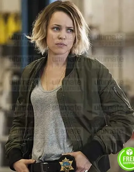 TRUE DETECTIVE RACHEL MCADAMS (ANI BEZZERIDES) GREEN BOMBER JACKET TRUE DETECTIVE RACHEL MCADAMS (ANI BEZZERIDES) GREEN BOMBER JACKET