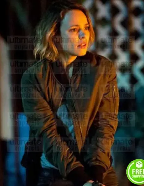 TRUE DETECTIVE RACHEL MCADAMS (ANI BEZZERIDES) GREEN BOMBER JACKET TRUE DETECTIVE RACHEL MCADAMS (ANI BEZZERIDES) GREEN BOMBER JACKET