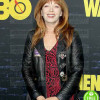 WATCHMEN PREMIERE FRANCES FISHER (JANE CRAWFORD) BIKER LEATHER JACKET