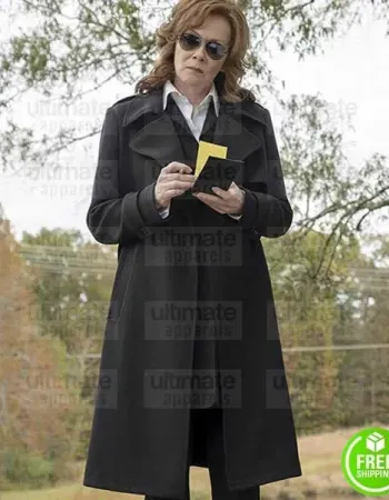 WATCHMEN JEAN SMART (LAURIE BLAKE) BLACK COTTON COAT