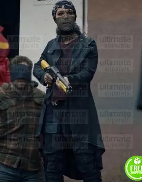 WATCHMEN TV SEIRES JESSICA CAMACHO BLACK COAT WATCHMEN TV SEIRES JESSICA CAMACHO BLACK COAT