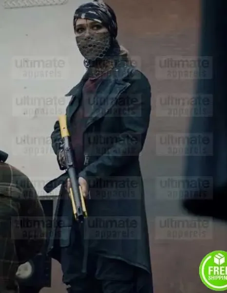 WATCHMEN TV SEIRES JESSICA CAMACHO BLACK COAT WATCHMEN TV SEIRES JESSICA CAMACHO BLACK COAT
