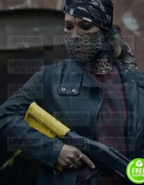 WATCHMEN TV SEIRES JESSICA CAMACHO BLACK COAT WATCHMEN TV SEIRES JESSICA CAMACHO BLACK COAT