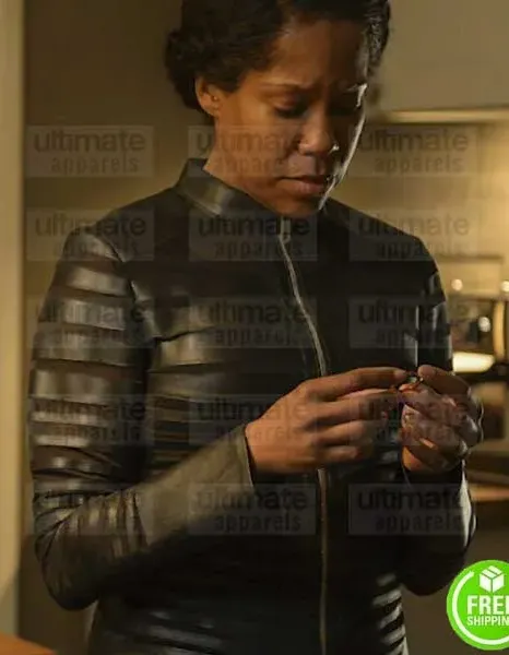 WATCHMEN TV SERIES REGINA KING BLACK JACKET WATCHMEN TV SERIES REGINA KING BLACK JACKET
