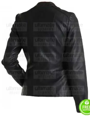 WOMEN'S BLACK LEATHER JACKET HOUSTON TX