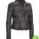 WOMEN'S LAMBSKIN BLACK BIKER LEATHER JACKET