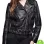 WOMEN'S SOFT LAMBSKIN MOTORCYCLE BLACK LEATHER JACKET