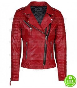Buy Women's Lambskin Leather Biker Jacket