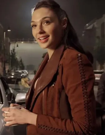 WONDER WOMAN GAL GADOT (DIANA PRINCE) BROWN JACKET WONDER WOMAN GAL GADOT (DIANA PRINCE) BROWN JACKET