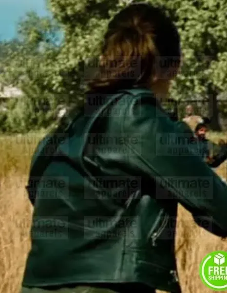 ZOMBIELAND DOUBLE TAP WICHITA (EMMA STONE) BLACK JACKET ZOMBIELAND DOUBLE TAP WICHITA (EMMA STONE) BLACK JACKET