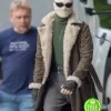 Doom Patrol Matt Bomer (Negative Man) Shearling Coat