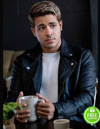 13 REASONS WHY SEASON 4 CHRISTIAN NAVARRO (TONY PADILLA) BLACK LEATHER JACKET