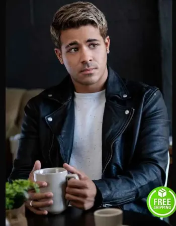13 REASONS WHY SEASON 4 CHRISTIAN NAVARRO (TONY PADILLA) BLACK LEATHER JACKET