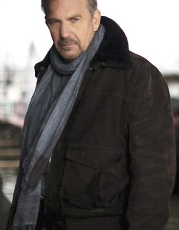 3 DAYS TO KILL KEVIN COSTNER BROWN LEATHER JACKET
