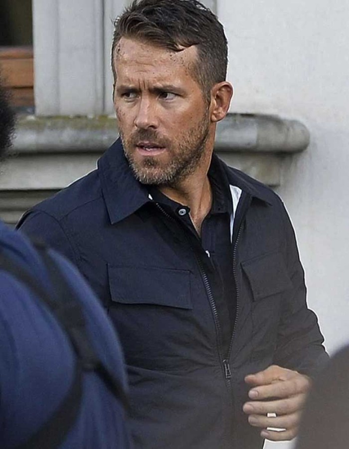 6 UNDERGROUND RYAN REYNOLDS BLACK JACKET