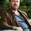 AFTER LIFE RICKY GERVAIS (TOM JOHNSON) BROWN JACKET