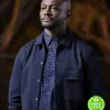 ALL AMERICAN TAYE DIGGS (BILLY BAKER) BLUE WOOL JACKET