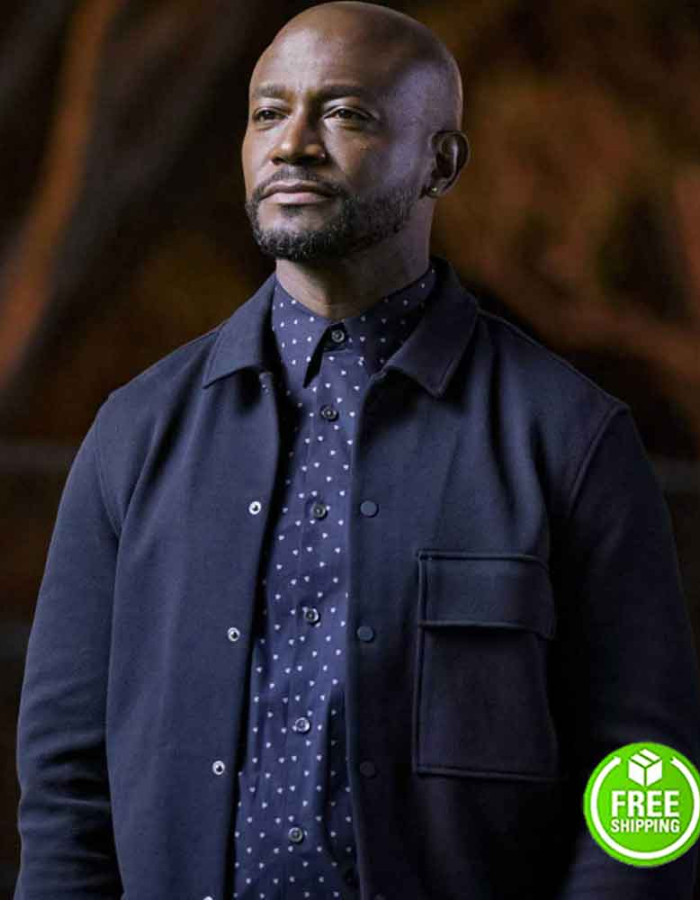 ALL AMERICAN TAYE DIGGS (BILLY BAKER) BLUE WOOL JACKET ALL AMERICAN TAYE DIGGS (BILLY BAKER) BLUE WOOL JACKET