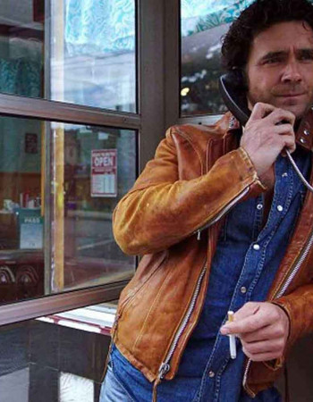 CAUGHT DAVID SLANEY (ALLAN HAWCO) LEATHER JACKET