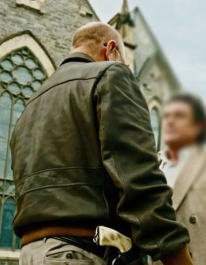 AMERICAN GODS CORBIN BERNSEN LEATHER JACKET