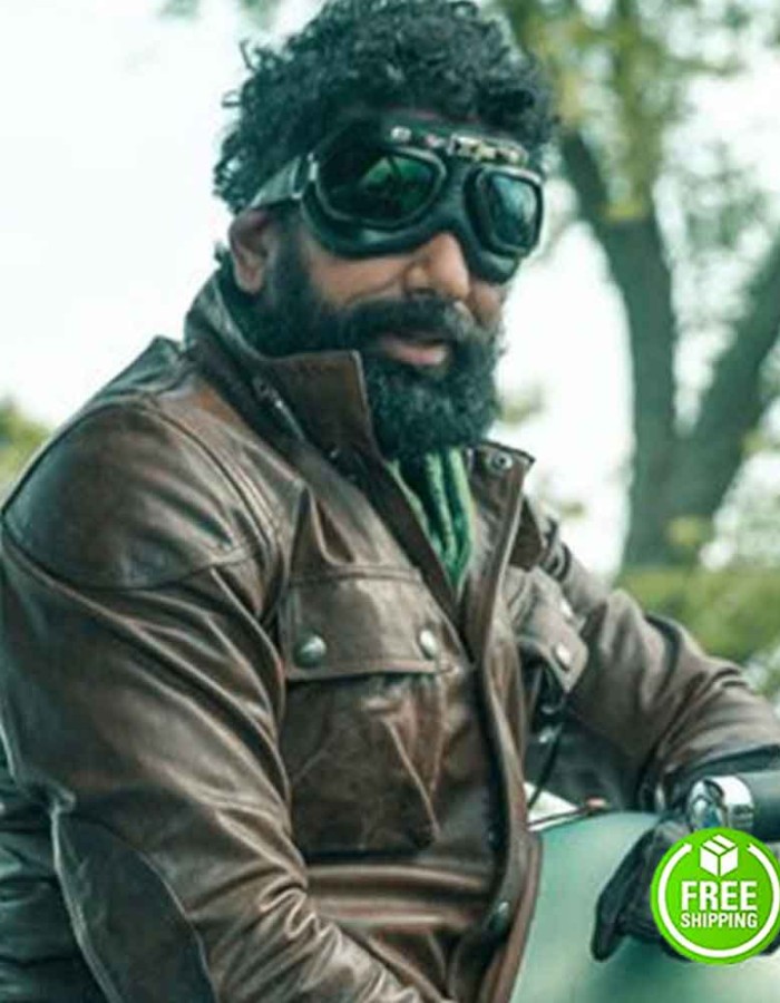 AMERICAN GODS SEASON 2 MOUSA KRAISH (THE JINN) BROWN LEATHER JACKET AMERICAN GODS SEASON 2 MOUSA KRAISH (THE JINN) BROWN LEATHER JACKET