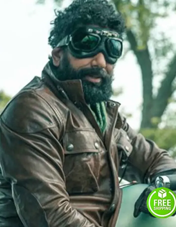 AMERICAN GODS SEASON 2 MOUSA KRAISH (THE JINN) BROWN LEATHER JACKET AMERICAN GODS SEASON 2 MOUSA KRAISH (THE JINN) BROWN LEATHER JACKET