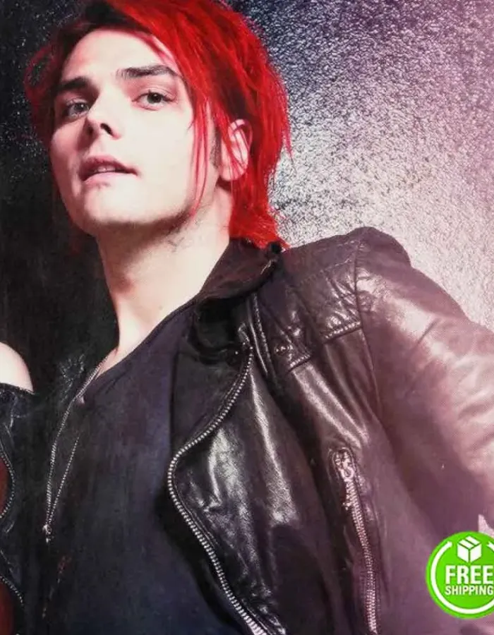 SINGER GERARD WAY BLACK LEATHER JACKET