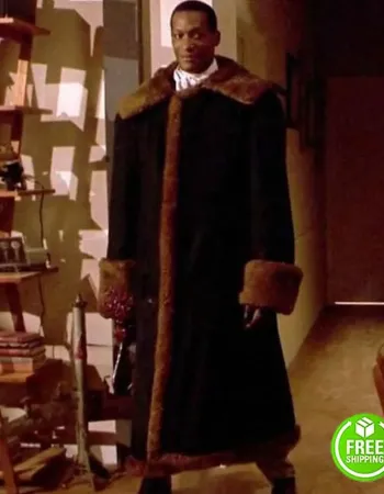 Candyman Yahya Abdul Mateen Anthony Mccoy Black Shearling Coat