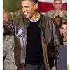 BARACK OBAMA BROWN JACKET
