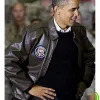 BARACK OBAMA BROWN JACKET