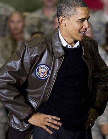BARACK OBAMA BROWN JACKET BARACK OBAMA BROWN JACKET