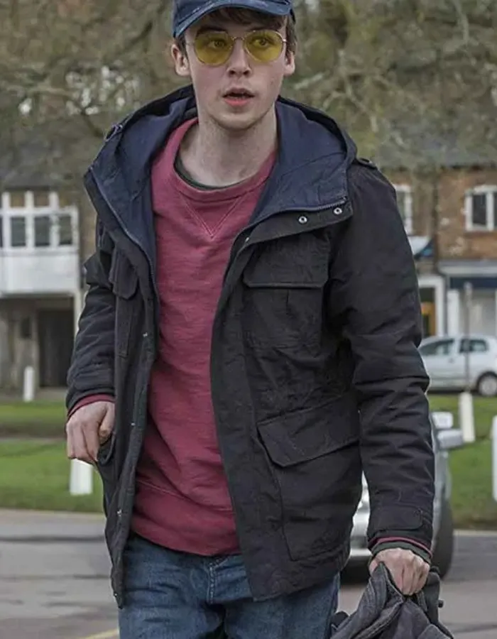 BLACK MIRROR ALEX LAWTHER (KENNY) BLACK JACKET