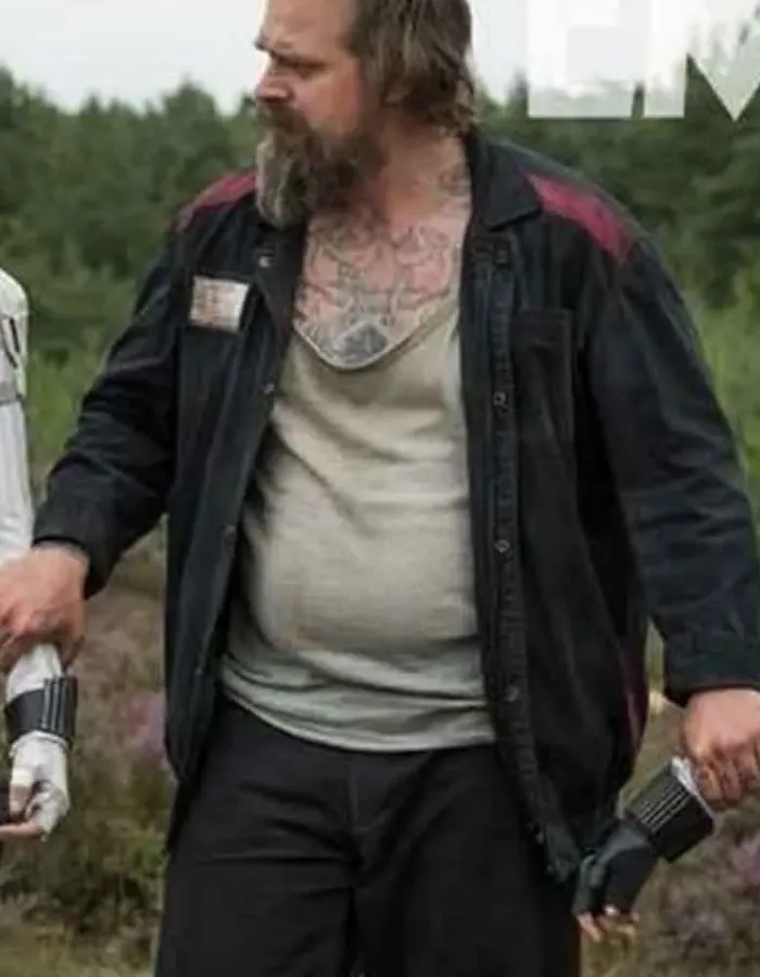 BLACK WIDOW DAVID HARBOUR (ALEXEI SHOSTAKOV) BLACK JACKET