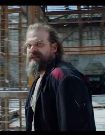 BLACK WIDOW DAVID HARBOUR (ALEXEI SHOSTAKOV) BLACK JACKET