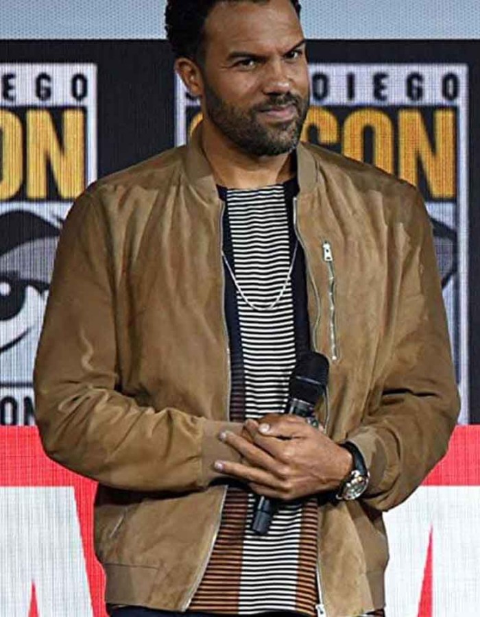 Black Widow O-T Fagbenle (Mason) Leather Jacket