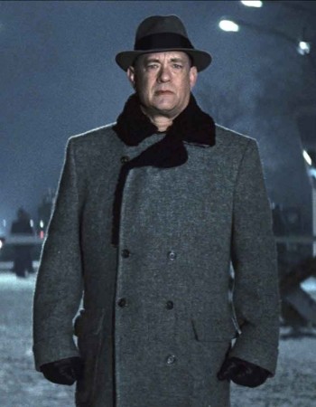 BRIDGE OF SPIES TOM HANKS (JAMES B. DONOVAN) GREY WOOL TRENCH COAT