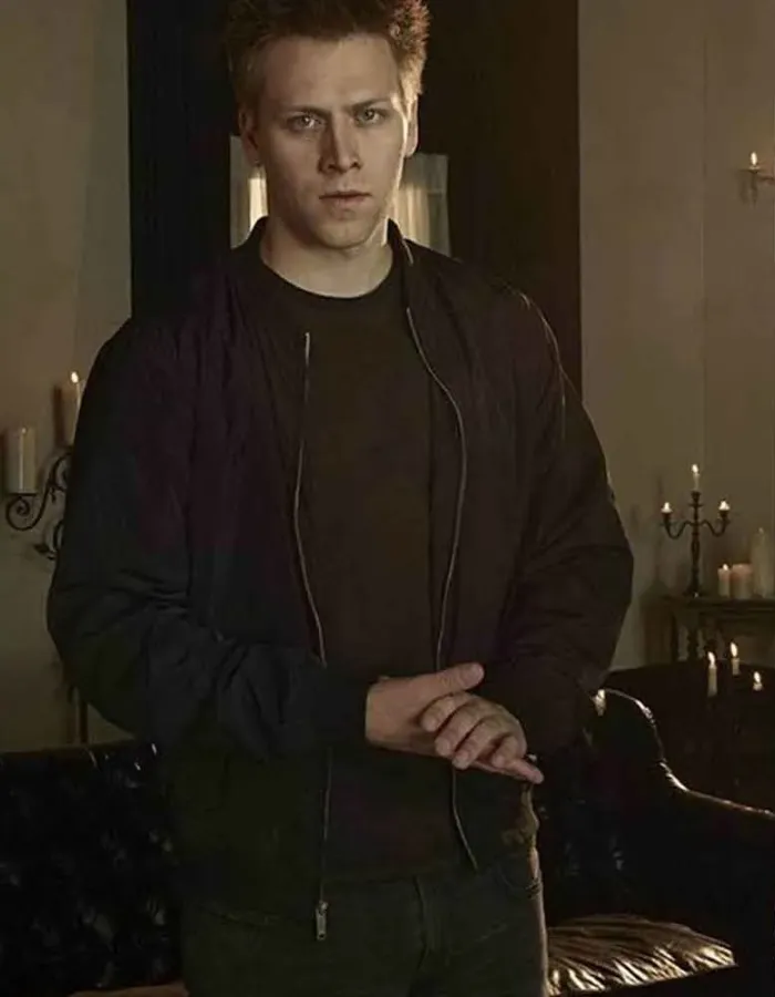 CLOAK AND DAGGER CARL LUNDSTEDT (LIAM WALSH) BLACK COTTON JACKET CLOAK AND DAGGER CARL LUNDSTEDT (LIAM WALSH) BLACK COTTON JACKET