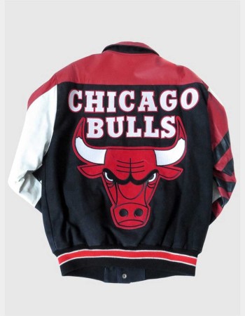 VINTAGE CHICAGO BULLS LEATHER JACKET VINTAGE CHICAGO BULLS LEATHER JACKET