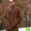 KNIVES OUT CHRIS EVANS (RANSOM DRYSDALE) BROWN WOOL COAT