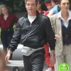 WONDER WOMAN 1984 CHRIS PINE (STEVE TREVOR) BLACK BOMBER JACKET