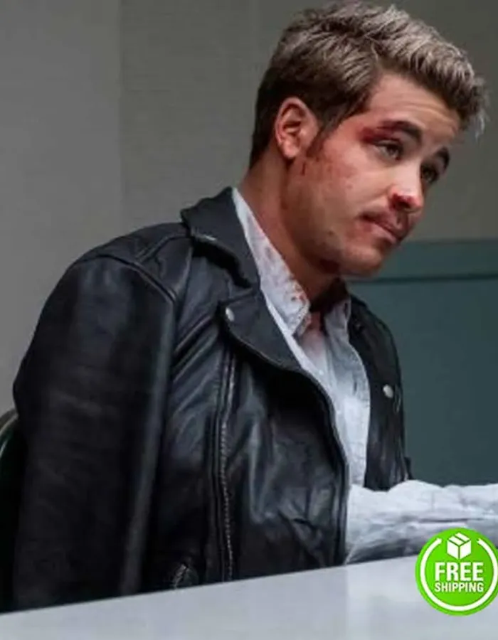 13 REASONS WHY SEASON 4 CHRISTIAN NAVARRO (TONY PADILLA) BLACK LEATHER JACKET 13 REASONS WHY SEASON 4 CHRISTIAN NAVARRO (TONY PADILLA) BLACK LEATHER JACKET