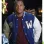 CHRISTMAS COMES TWICE MICHAEL XAVIER (GEORGE CAMPBELL)  LETTERMAN VARSITY JACKET 