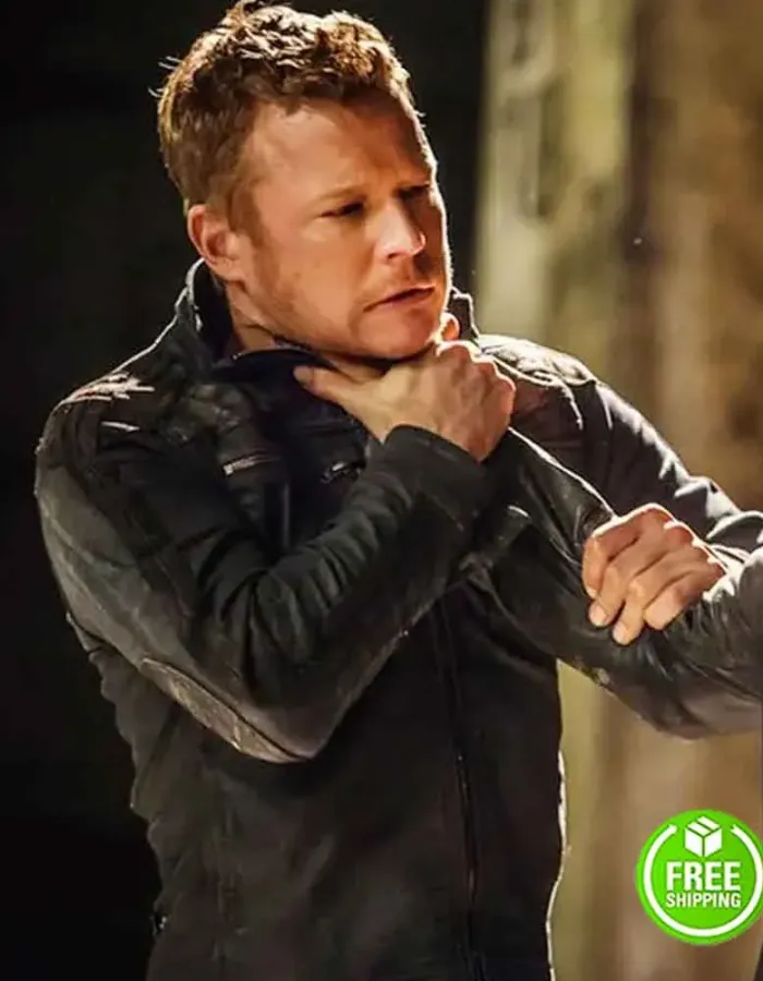 DOMINION CHRISTOPHER EGAN (ALEX LANNEN) LEATHER JACKET DOMINION CHRISTOPHER EGAN (ALEX LANNEN) LEATHER JACKET