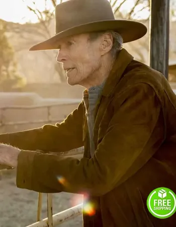 CRY MACHO CLINT EASTWOOD (MIKO) BROWN SUEDE LEATHER JACKET CRY MACHO CLINT EASTWOOD (MIKO) BROWN SUEDE LEATHER JACKET